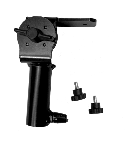 D25MM SPEAKER STAND ADAPTOR FOR MINIBOX SERIES. TILT ADJUSTABLE GEAR AND LOCKING SCREW